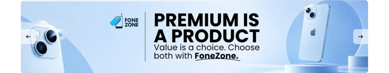 FoneZone homepage hero today