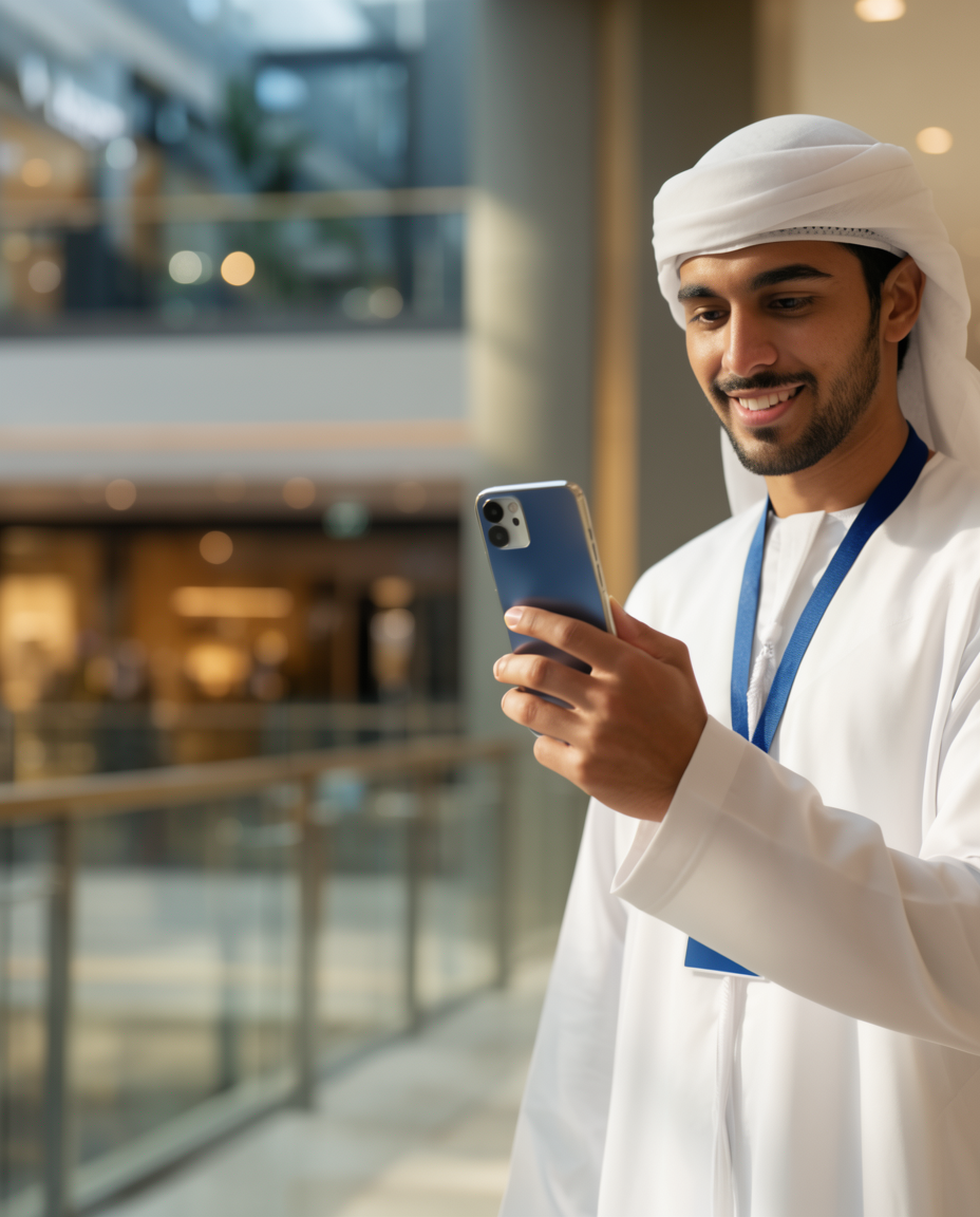 Emirati man lifestyle creative